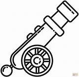 Coloring Cannon Drawing Pages Easy Clipart Flag Draw Rebel Rim Pacific  sketch template