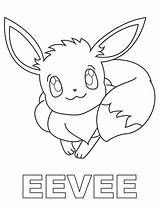 Cute Pokemon Eevee Drawings Sketch Coloring Page sketch template