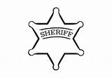 Sheriff Star Coloring Page  Home sketch template