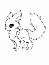 Cute Fox coloring Pages  Page Animal sketch template