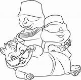 Squeakquel coloring Pages  Coloring 🎨 sketch template