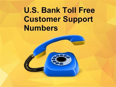 U.S. Bank Toll Free Customer Support Numbers