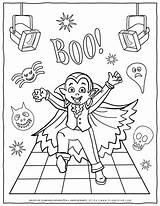 Dracula Coloring Page sketch template