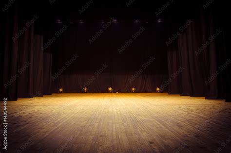 Empty Stage With Mic