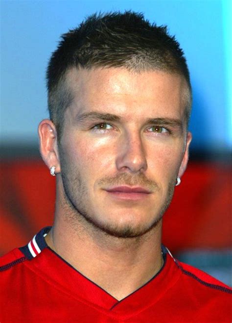 David Beckham Short Buzz Haircut For Men