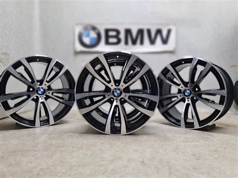 4x Fully refurbished Genuine BMW X5 F15, F16 M Sport 469M alloy wheels ...