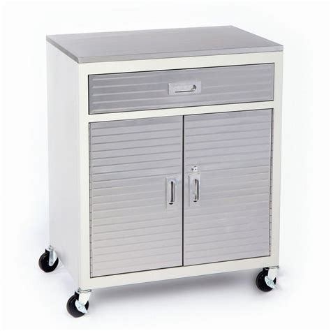 Stainless Steel Utility Cart With Drawers