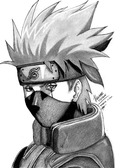 Kakashi Drawing Easy Full Body