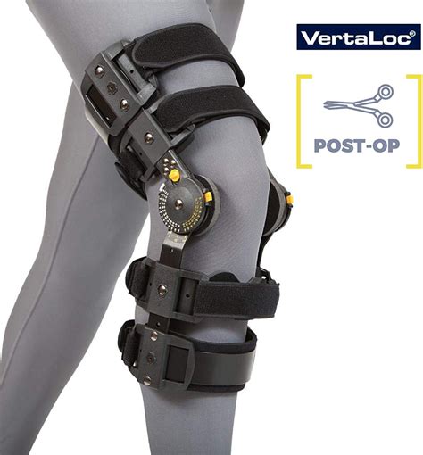 VertaLoc MAX OA Hinged Left Knee Brace Fully Adjustable Heavy Duty For Post-Operation, Small ...