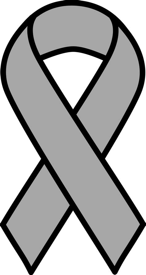 Cancer Ribbon Clipart Black And White | Free download on ClipArtMag