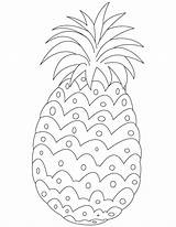 Easy Pineapple coloring Page  Download Print Or Color Online For Free sketch template