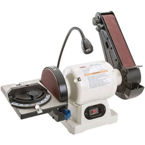 Shop Fox 2 in. Belt/6 in. Disc Sander Benchtop Combo W1838 - The Home ...