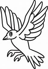 Flying Birds Coloring Page sketch template