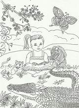 Paradise Coloring Pages sketch template