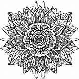 Flowers Coloring Page Highly Detailed · Creative Fabrica sketch template
