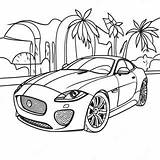 Luxury Jaguar Car Coloring Page 40734 32201 sketch template