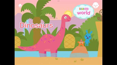 [ SAGO MINI WORLD ] Dinosaurs, Gameplay, Educational Learning for Kids on iPad | GAME SHARK ...