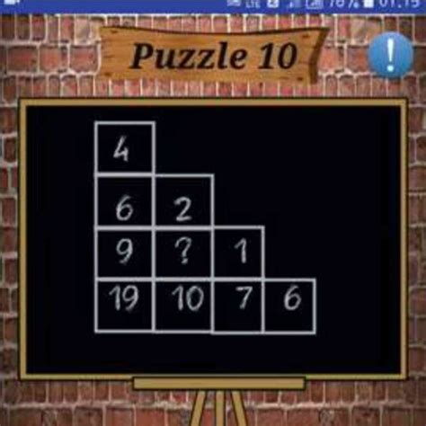 Math Puzzles Game Level 10 Answer with Solution – Puzzle Game Master