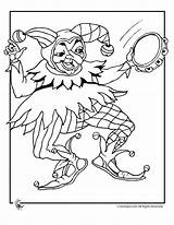 Jester Pages For Adults Coloring sketch template