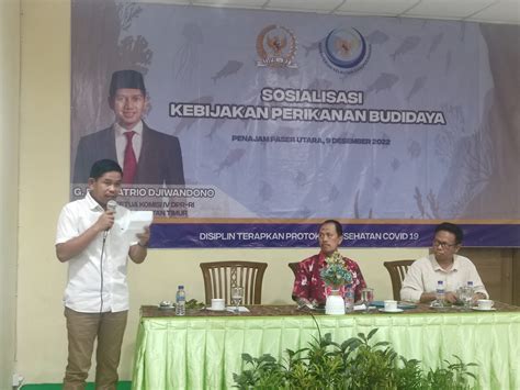 Budisatrio Djiwandono Gelar Sosialisasi Kebijakan Perikanan Budidaya