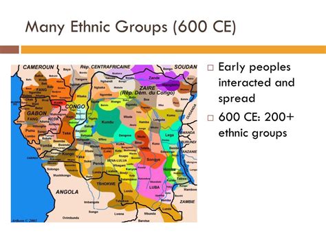 Ethnic Map Of Congo