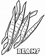 Beans Coloring Page sketch template
