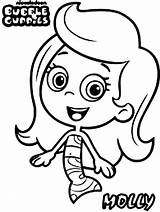 Bubble Guppies Molly Coloring Pages sketch template