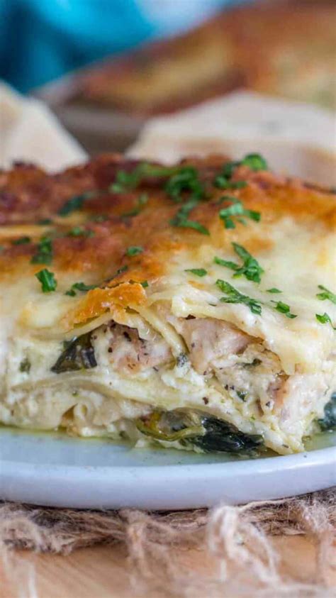 Chicken Alfredo Lasagna - The Shortcut Kitchen