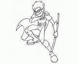 Robin Teen Titans Coloring Pages sketch template