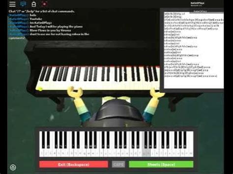 Roblox Piano - River Flows In You By Yiruma + Sheets - YouTube