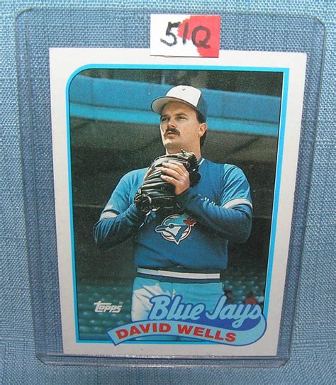 DAVID WELLS ROOKIE BASEBALL CARD