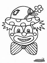 Clown Coloring Pages sketch template