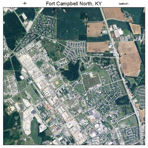 Aerial Photography Map of Fort Campbell North, KY Kentucky