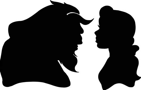 Beauty beast silhouette | Beauty and the beast silhouette, Silhouette pictures, Beauty and the beast