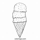 Ice Cream Coloring Pages Free Printable PDF sketch template