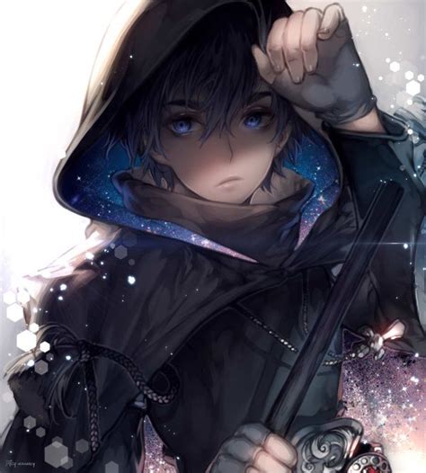 That cape from the ending scene... by kawacy on deviantART | Anime boy ...