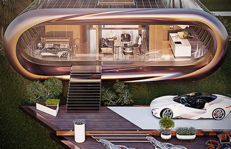 If Tesla designed houses, this is what they would look like - Yanko Design