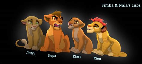 Simba and Nala's kids by GoldenLion7 on DeviantArt