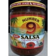 Number 9 Salsa, 9 Healthy Veggies: Calories, Nutrition Analysis & More | Fooducate