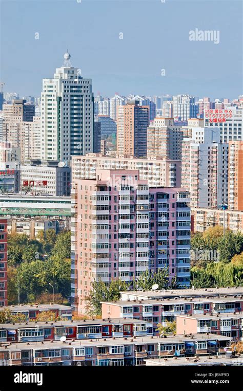 Beijing skyline on a sunny day. Beijing (Peking), is China’s capital ...