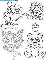 Easy Simple Coloring Pages For Kids  Infoupdateorg sketch template