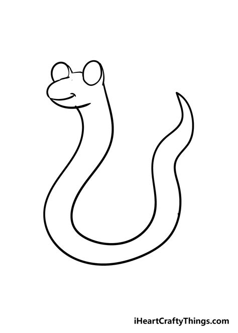 Snake Drawing - How To Draw A Snake Step By Step