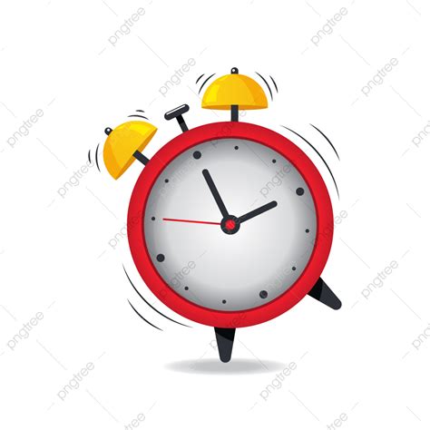 Alarm Clock Icon Loudly Sounds In The Morning To Wake Up From Bed ...