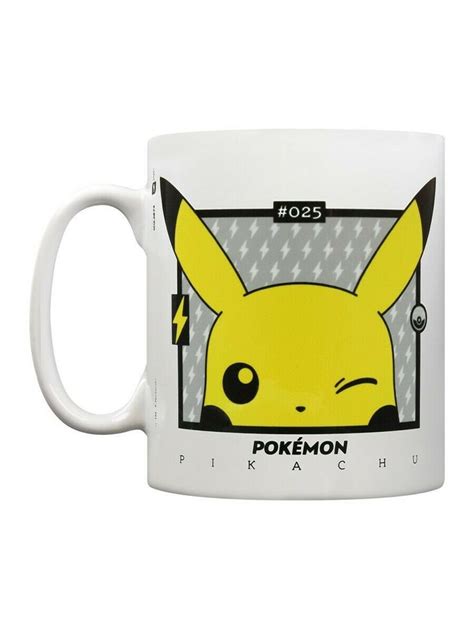 a pokemon mug with pikachu on it