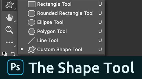 How to Use the Shape Tool in Photoshop - YouTube