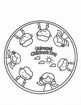Childrens Day Coloring Pages  Free Printable For Kids sketch template