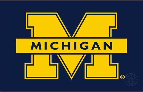 Michigan Wolverines Logo - Alt on Dark Logo - NCAA Division I (i-m ...