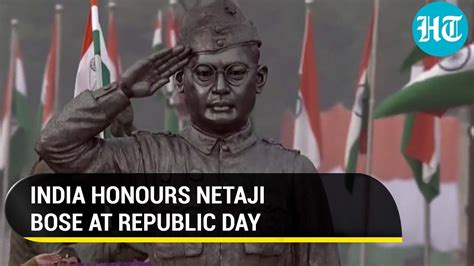 Netaji Tableau displayed at Republic Day parade; Azad Hind Fauj braves ...