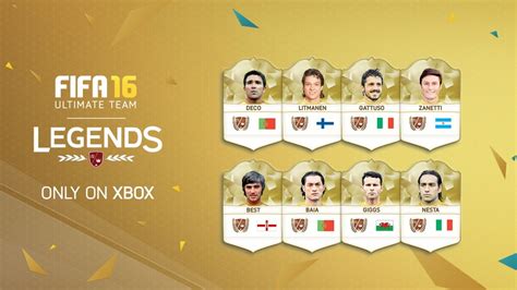 FIFA 16 Ultimate Team™ - New Legends