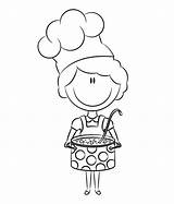 Chefs Coloring Pages  Learny Kids sketch template